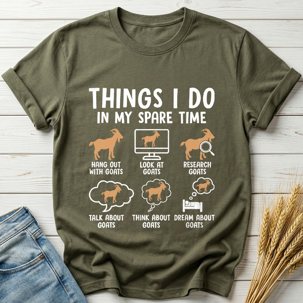 Things I Do In My Spare Time Goat Lover Classic Tee