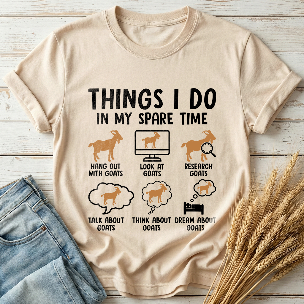 Things I Do In My Spare Time Goat Lover Classic Tee