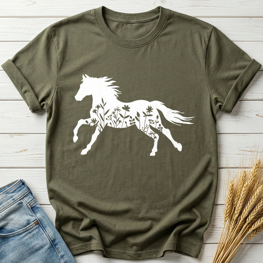 Floral Horse Classic Tee