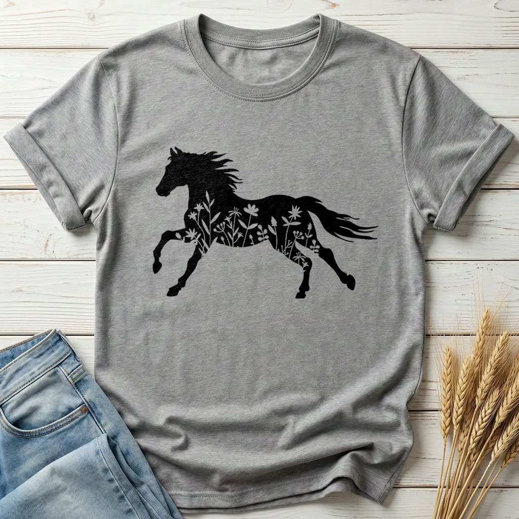 Floral Horse Classic Tee