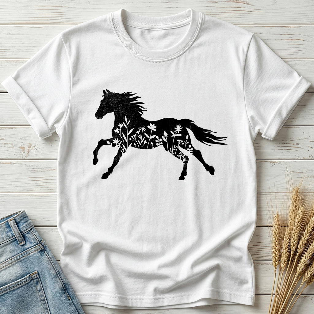 Floral Horse Classic Tee