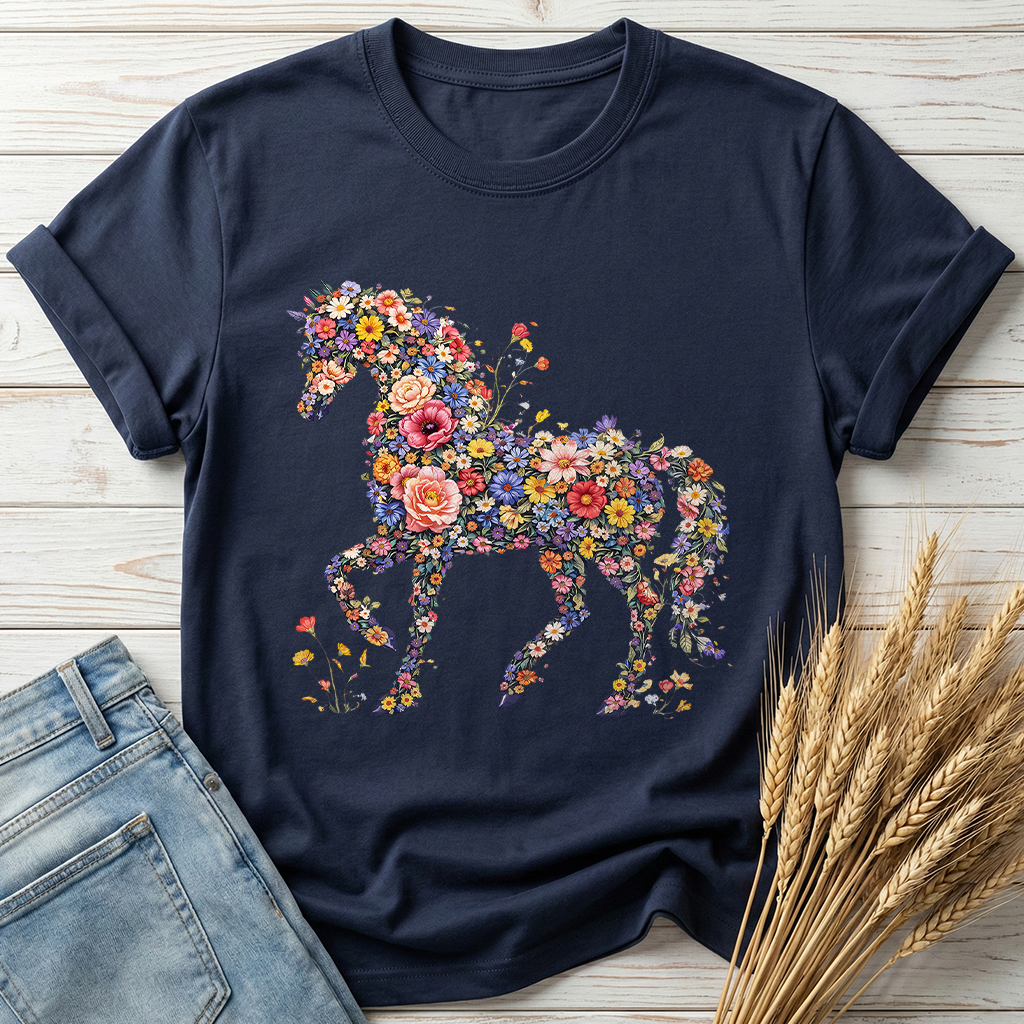 Floral Horse Classic Tee
