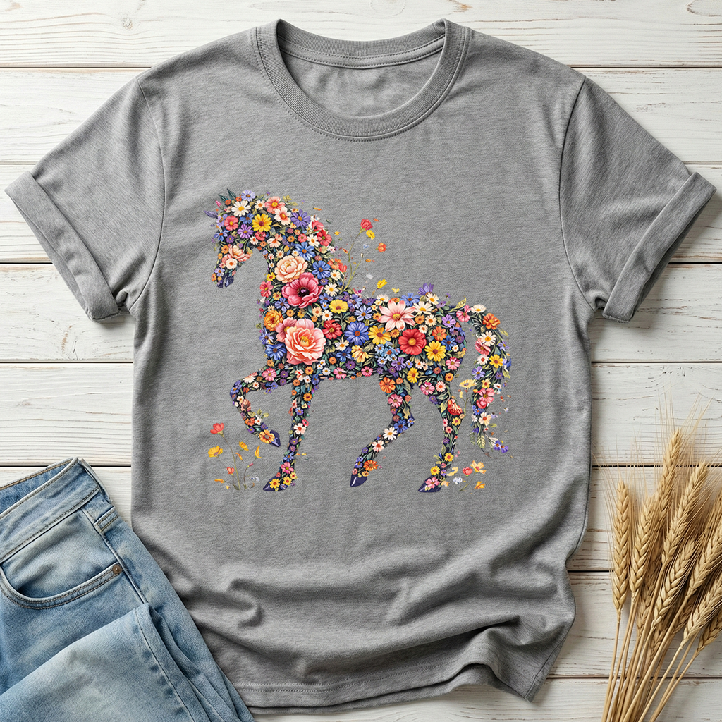 Floral Horse Classic Tee