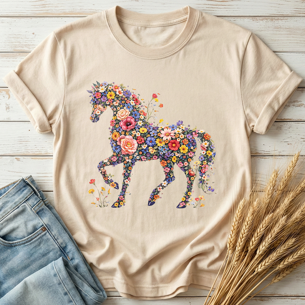Floral Horse Classic Tee