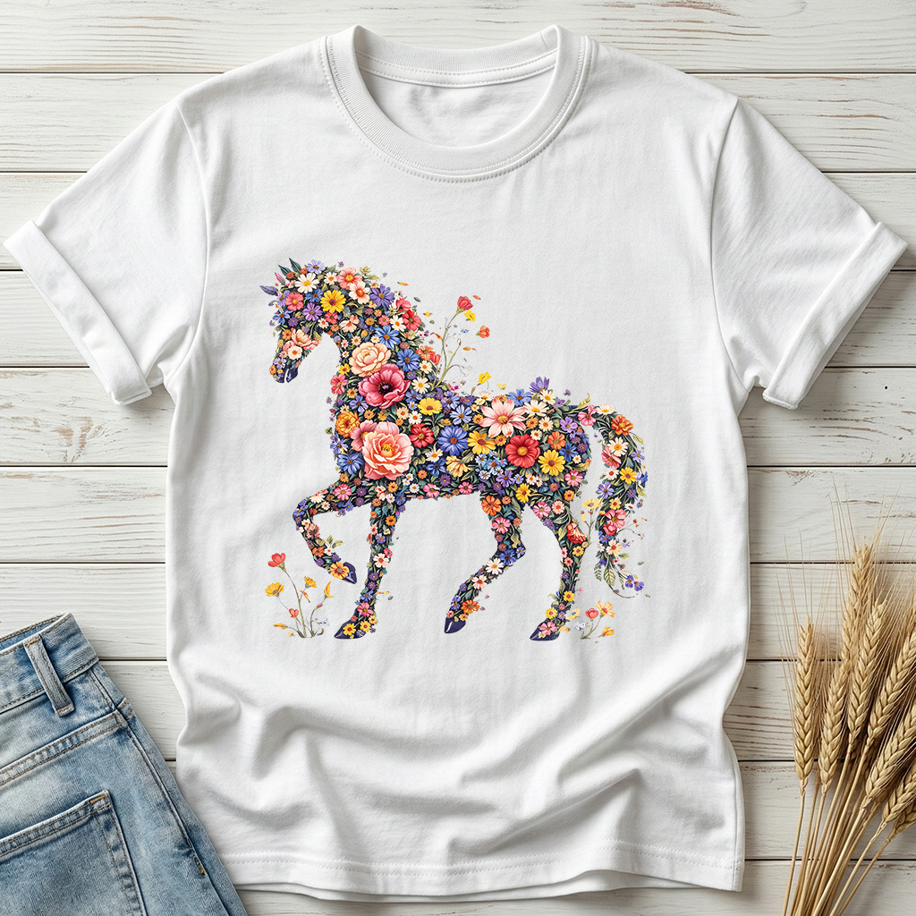 Floral Horse Classic Tee