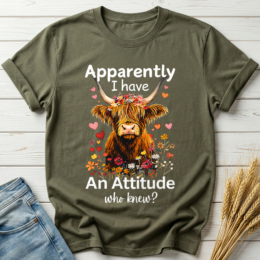 Apparently I Have An Attitude Classic Tee